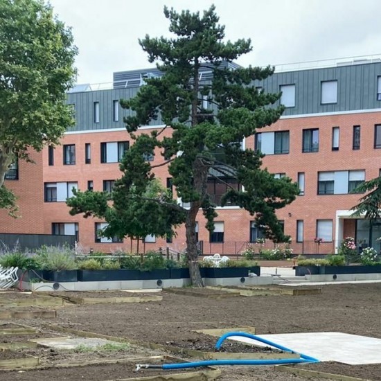 Aménagement paysager d'un Ehpad parisien